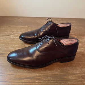 Allen Edmonds Weybridge Oxford in Brown Burnished Calf, size 9.5 D